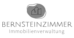 Bernsteinzimmer Immobilienverwaltung logo with house icon