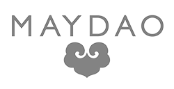 MAYDAO logo with stylized cloud heart icon